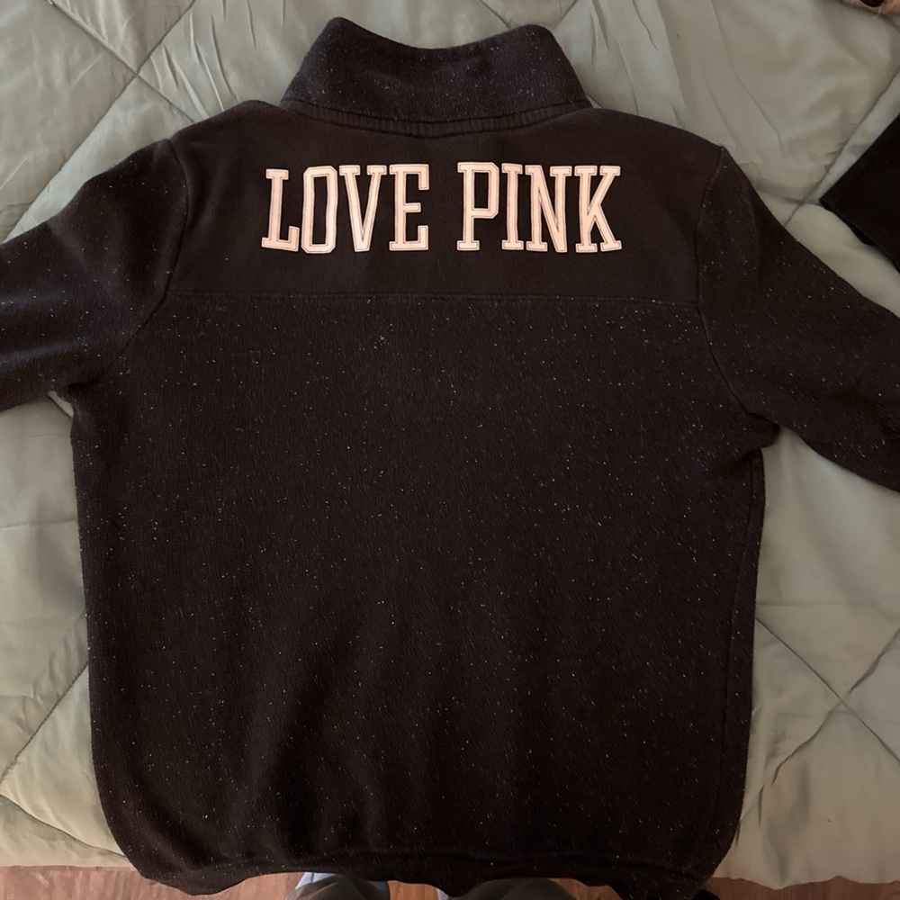 Victoria's Secret PINK Black Top with White Trim